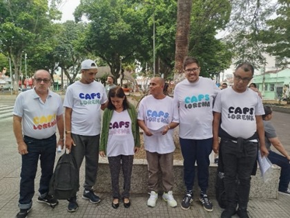 CAPS Lorena na praça